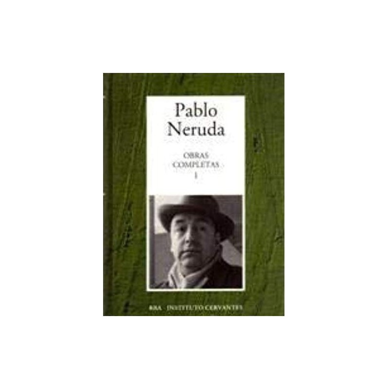 Obras Completas I Neruda, Pablo [Sep 15, 2005]Obras Completas I [Tapadura] Neruda, Pablo [Sep 15, 2005] - 8447341585Tapa dura: 1280 páginasEditor: Rba Coleccionables (15 de septiembre de 2005)ISBN-10: 8447341585ISBN-13: 978-844734158084473415857,89 €