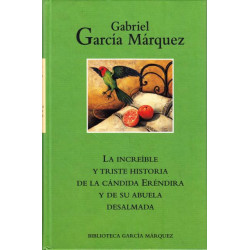 La Increíble Y Triste Historia De La Cándida Eréndira Y De Su Abuela Desalmada De Gabriel García MárquezLa Increíble Y Triste Historia De La Cándida Eréndira Y De Su Abuela Desalmada Libro Del Autor García Márquez Gabriel ✓ Tapa dura: 144 páginas.   ✓ Editor: RBA Coleccionables (26 de abril de 2004).   ✓ ISBN-10: 8447333892.   ✓ ISBN-13: 978-8447333899Siete relatos de plena madurez, de la etapa en la que Macondo abrió a su autor las puertas del realismo mágico. Este libro excepcional reúne la novela corta que le otorga su título y otros seis relatos más, de los que todos menos uno pertenecen a la etapa de plena madurez del autor. Fueron los años en los que Macondo le abrió las puertas del realismo mágico: la frase se hace más larga y caudalosa, la realidad se expresa mediante fórmulas mágicas y legendarias, los milagros se insertan en la vida cotidiana. La cándida Eréndira y su abuela desalmada personifican la inocencia y la maldad, el amor y su perversión, y el relato recuerda al mismo tiempo a las gestas medievales y a los cantos provenzales o trovadorescos, aunque, como siempre, inmersos en ese mundo denso y frutal del Caribe americano. Estas siete narraciones no son ejercicios para conservar un estilo, ni muchísimo menos, sino siete exploraciones en el mundo definitivo que el escritor había conquistado de una vez por todas. «Eréndira estaba bañando a la abuela cuando empezó el viento de su desgracia. La enorme mansión de argamasa lunar, extraviada en la soledad del desierto, se estremeció hasta los estribos con la primera embestida. Pero Eréndira y la abuela estaban hechas a los riesgos de aquella naturaleza desatinada, y apenas si notaron el calibre del viento en el baño adornado de pavorreales repetidos y mosaicos pueriles de termas romanas.» El escritor Juan García Hortelano ha dicho...97884473338999,93 €